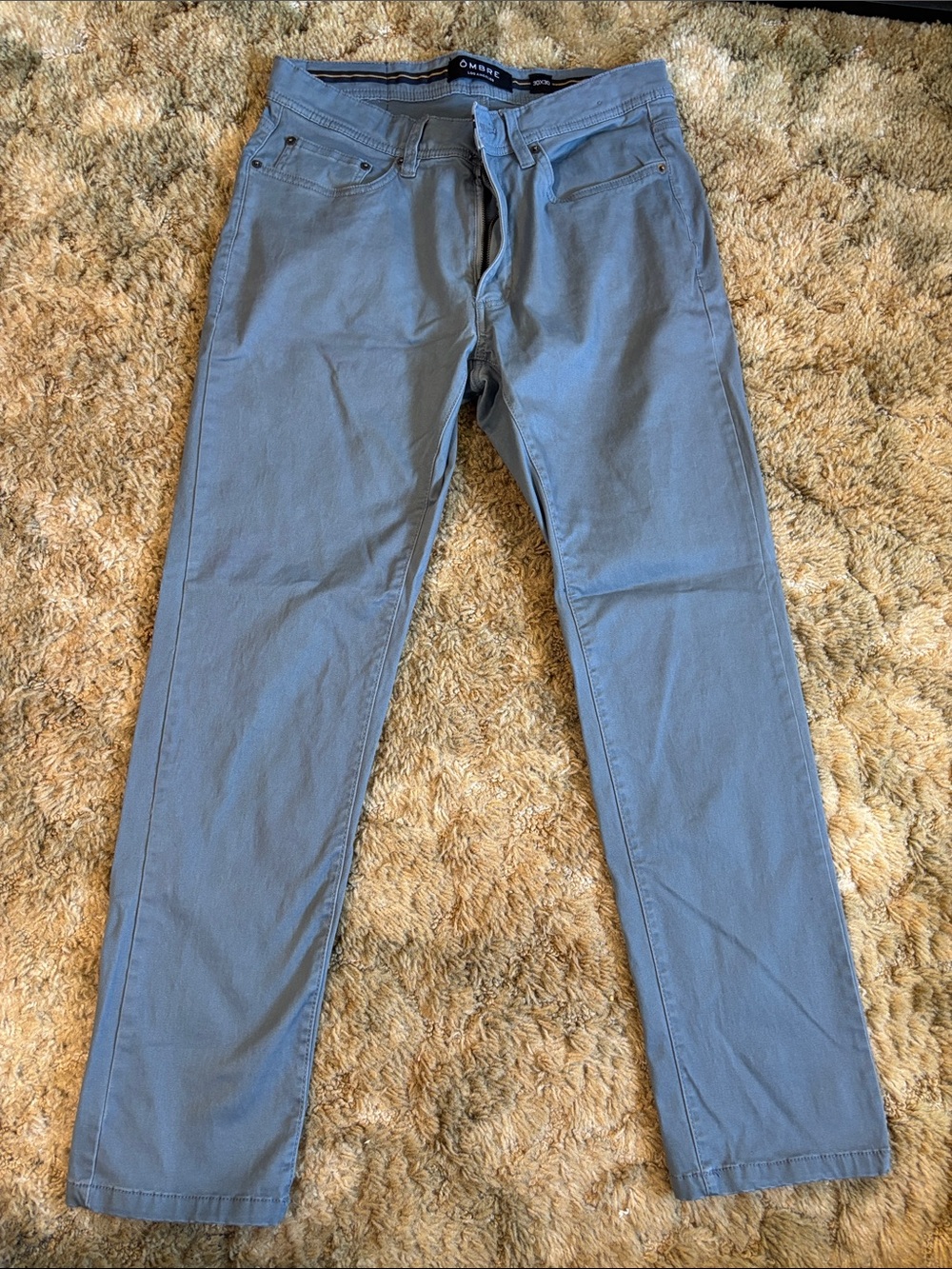 Ombré 30x30 Slim Fit Light Blue Pants